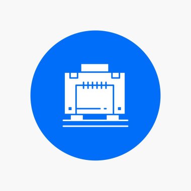 Otel, Çanta, Bavul, Bagaj beyaz glyph simgesi