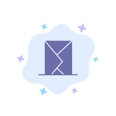 E-posta, Zarf, Posta, Mesaj, Soyut Bulut ta Mavi Simge Gönderildi