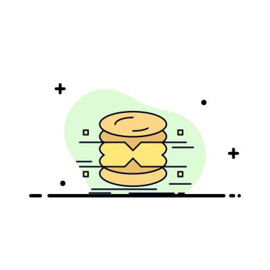 veritabanı, veri, mimari, bilgi grafikleri, izleme Flat Colo