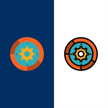 Dişli, Ayarlar, Kurulum, Motor, İşlem Simgeleri. Düz ve Hat Fil