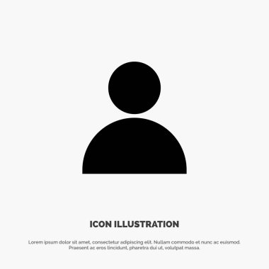 İletişim, Mane, Twitter katı glif simge vektör