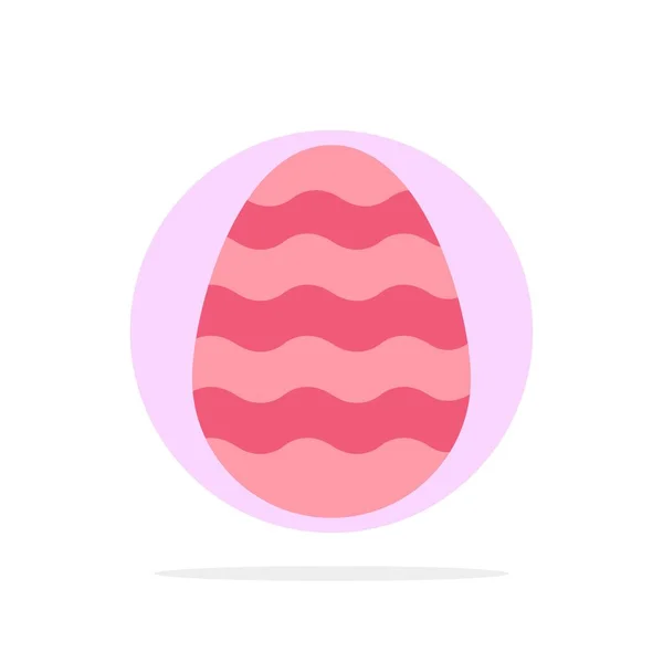 Decoración, Pascua, Huevo de Pascua, Fondo del Círculo Abstracto de Huevo F — Vector de stock