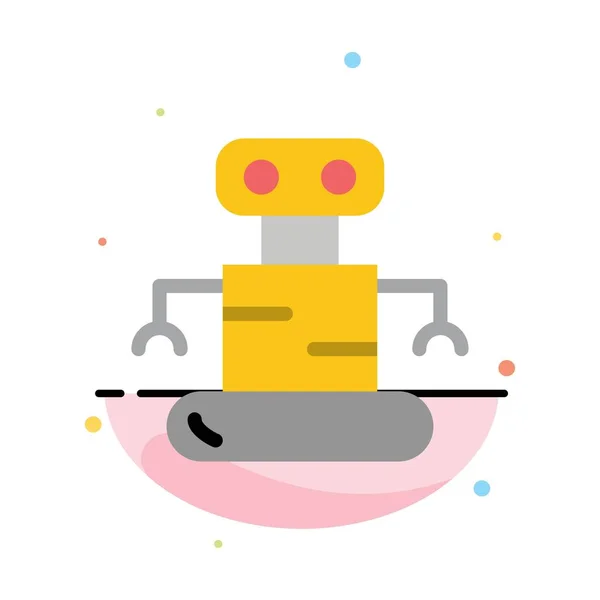 Esoscheletro, Robot, Spazio astratto modello di icona a colori piatti — Vettoriale Stock