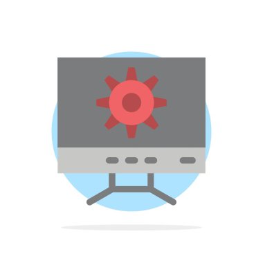 Bilgisayar, Ayar, Tasarım Soyut Daire Arka Plan Düz renk 