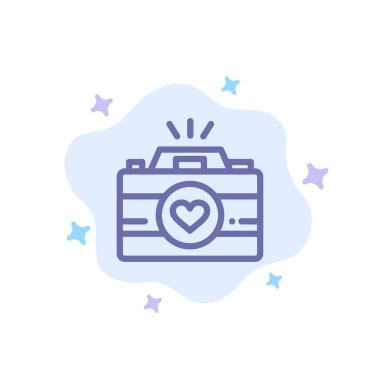 Kamera, Cam, Videogame, Görüntüler, Çift Fotoğraf Mavi Simge üzerinde 