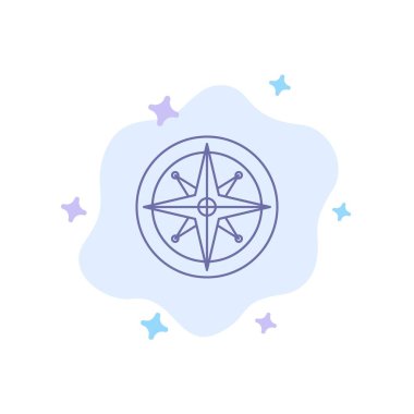 Pusula, Konum, Navigasyon, Navigasyon, Konum Mavi Simge 