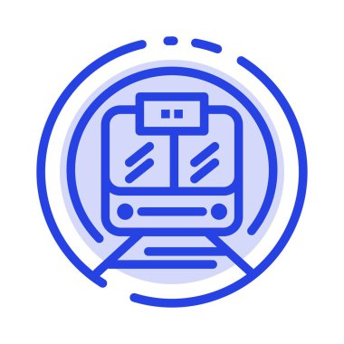 Hız Treni, Ulaşım, Tren, Açık Mavi Noktalı Satır Simgesi