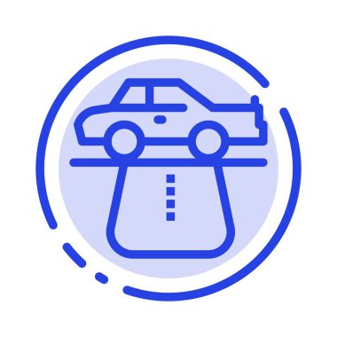 Avantaj, Otorite, Araba, Halı, Konfor Mavi Noktalı Çizgi