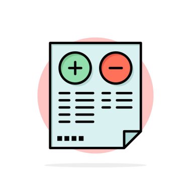 Artılar, Eksiler, Belge, Artı, Eksi Soyut Daire Arka Plan Fla