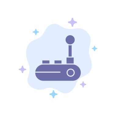 Denetleyici, Joy Pad, Joy Stick, Joy pad Mavi Simge Soyut Cl