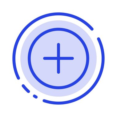 Twitter, Ekle, Iletişim mavi noktalı çizgi çizgi simgesi