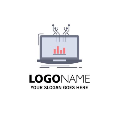 Analiz, analitik, yönetim, Online, platform düz renk IC