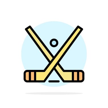 Amblem, hokey, buz, Stick, Sticks soyut daire arka plan fl