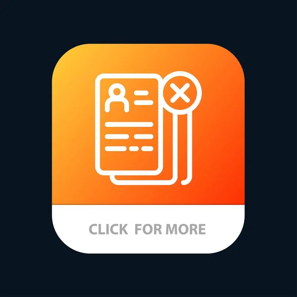 Επιχείρηση, καριέρα, CV, εργασία, συνέχιση Mobile App κουμπί. Android και — Διανυσματικό Αρχείο