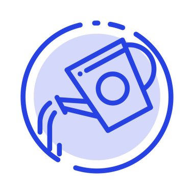 Su Deposu, İçecek, Şişe, Tank, Su Mavisi Noktalı Hat Hattı 