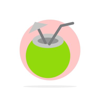 Web soyut daire arka plan düz renk simgesi