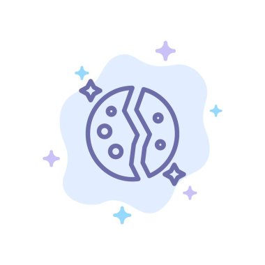 Astronomi, Yok, Galaksi, Gezegen, Uzay MaviSi Simgesi Abstrac