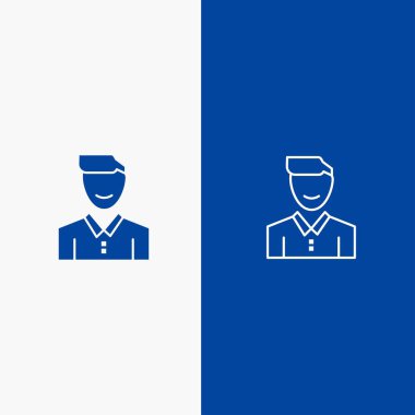 Avatar, Müşteri, Yüz, Mutlu, Adam, Kişi, Kullanıcı Hattı ve Glyph So
