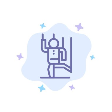 Komuta, kontrol, Insan, manipüle, manipülasyon mavi simgesi A