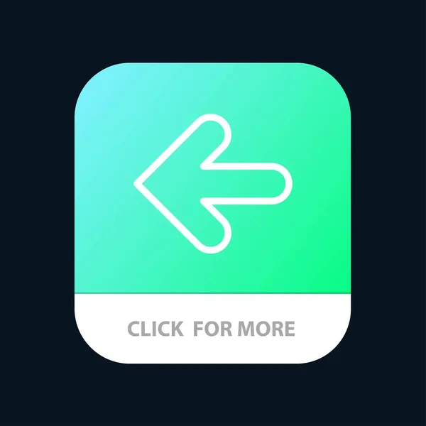 Flèche, Flèches, Retour, Bouton de l'application mobile Point Back. Android et moi — Image vectorielle