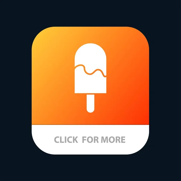 Web-App-Taste. Android- und ios-Glyphen-Version — Stockvektor