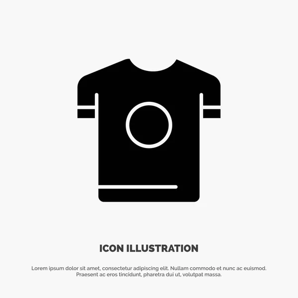 Tshirt, Shirt, Sport, Spring solid Glyph Icon vector — Stock Vector