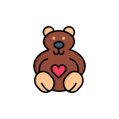 Kalpler, Aşk, Sevgi, Düğün Düz Renk Simgesi. Vektör simgesi bann