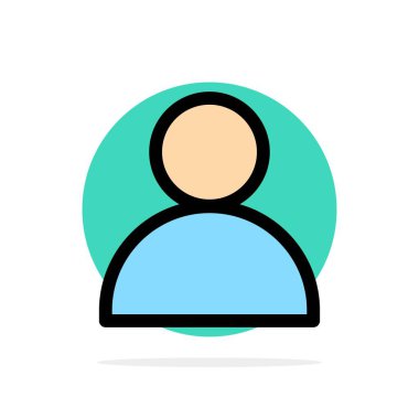 Kişiler, Yele, Twitter Soyut Daire Arka Plan Düz renk Ic