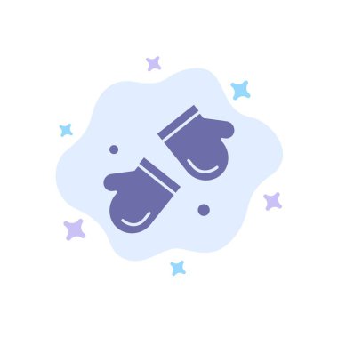 Alp, Arktik, Kanada, Eldiven, İskandinavya Mavi Simge Abstrac