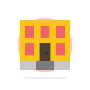 Bina, Ev, Ev, İnşaat Soyut Daire Arka Plan F