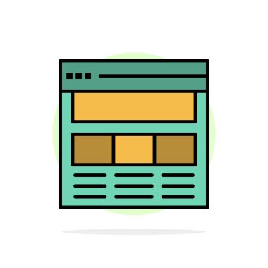 Web sitesi, sayfa, arayüz, Web, online soyut daire arka plan