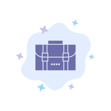 Sırt Çantası, Çanta, Seyahat, Soyut Bulut Backgr Ofis Mavi Simge