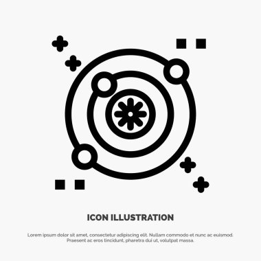 Gökada, Yörünge, Uzay Hattı Simge Vektörü