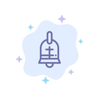 Top, Ring, Paskalya, tatil mavi simge soyut bulut Backgrou