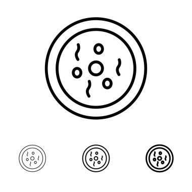 Kimya, Çanak, Petri, Bilim Kalın ve ince siyah çizgi simgesi se