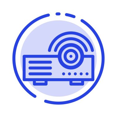 Sunum, Projektör, Makine, Servis Mavi Noktalı Hat Hattı 