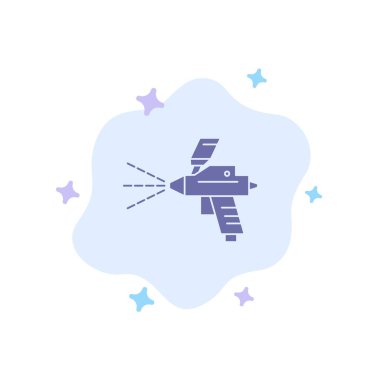 Sprey, Boya, Silah, Soyut Bulut Geri İnşaat Mavi Simge