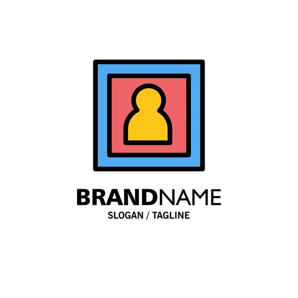 Foto, Fotógrafo, Fotografia, Retrato Business Logo Templat — Vetor de Stock