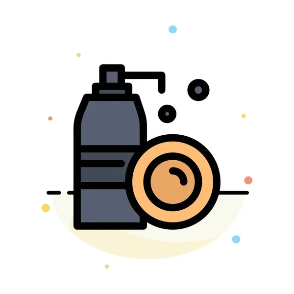 Aerozol, butelka, czyszczenie, spray Abstrakcja płaski kolor ikona Templa — Wektor stockowy