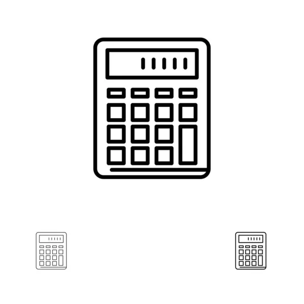 電卓, 会計, ビジネス, 計算, 金融, 数学ボル — ストックベクタ