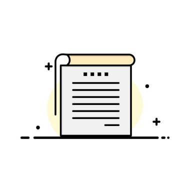 Öğrenci, Notlar, Kitaplar, Öğrenci Notları İş Logo Şablonu. Fla