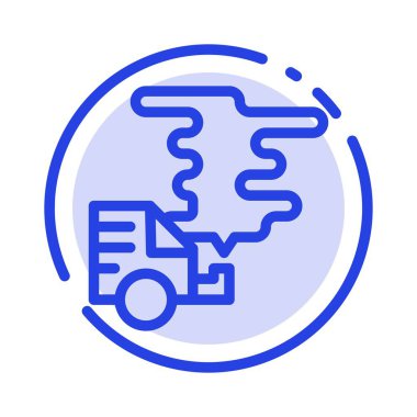 Otomobil, Otomobil, Emisyon, Gaz, Kirlilik Mavi Noktalı Hat Hattı 