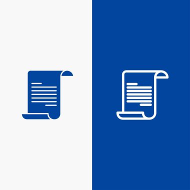 Dosya, Metin, Yunanistan Hattı ve Glyph Solid simgesi Mavi afiş Hattı bir