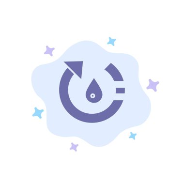 Düşür, Ekoloji, Çevre, Doğa, Abstrac Üzerine Geri Dönüşüm Mavi Simgesi