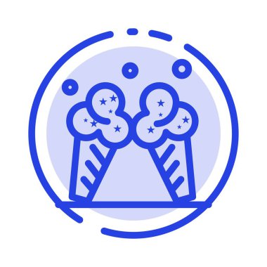 Dondurma, Dondurma, Dondurma, Amerikan Mavi Noktalı Çizgi Hattı Simgesi