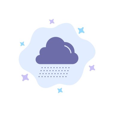 Bulut, Yağmur, Soyut Bulut Arka Plan Üzerinde Kanada Mavi Simgesi