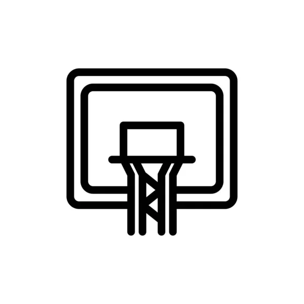 Backboard, Cesta, Basquete, Tabuleiro azul e vermelho Baixar e — Vetor de Stock