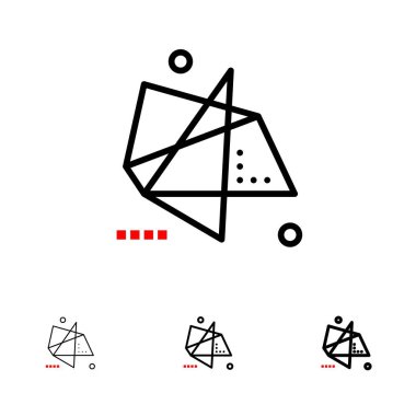 Soyut, Efektler, Grafikler, Hareket, Özel Kalın ve ince siyah