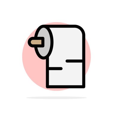 Temizlik, kağıt, doku soyut daire arka plan düz renk IC