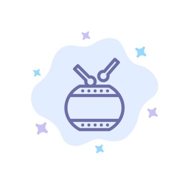 Drum, Kutlama, Çin, Soyut Bulut Ba Çin Mavi Simge